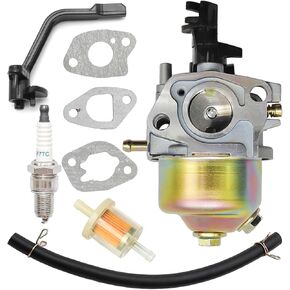 16100-ZB2-035 Carburetor Tune Up Kit, Replacement for Harbor Freight Chicago Predator 4000 3000 3050 3200 4375 Watts 208CC 212CC 6.5HP 7HP Engine