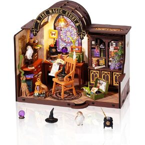 Rolife DIY Miniature House Kit, Mini Wooden Dollhouse Kit for Adults to Build, Tiny House Mayberry Street Miniatures Diorama Building Kits-Birthday Christmas Halloween Craft Hobbies Gift for Teens Kid