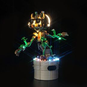 LED Light Kit Compatible with Lego 76297 Dancing Groot (No Models Only Light) Creative Lighting Set Accessories Compatible with Lego 76297 Dancing Groot Set (Music Version)