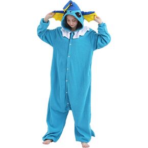 kaguster Unisex Adult Animal Pajamas Sleepwear Costume Plush One Piece Cosplay in Kuwait