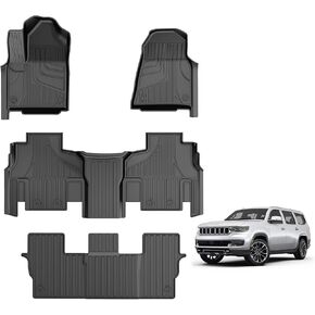 AOMSAZTO Cargo Mat fits Wrangler JL 4X4 with OEM Subwoofer, All-Weather Guard Trunk Mat Cargo Liners Heavy Duty Waterproof Odorless Durable for Wrangler JL 2018-2024 4 Door (Not Fit for JK or 4XE)