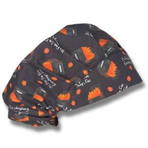 Anesthesia Comic Bouffant Scrub Cap