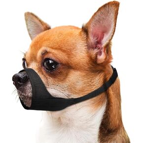 Mayerzon Short Snout Dog Muzzle for Small Medium Large Dog, Soft Muzzle for Chihuahua Shih Tzu American Bulldog for Grooming, Sturdy Oxford Mouth Guard Anti Biting Chewing