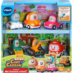 VTech Go! Go! Cory Carson PlayZone Mini Character 6-Pack, Multicolor