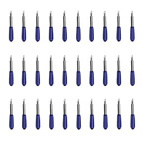 30 Pcs Replacement Blades for Explore Air 2 Blade for Maker Expression Vinyl Cutter Machines Needle for Vinyl 30 Degree 45 Degree 60 Degree Cutting Plotter Blades