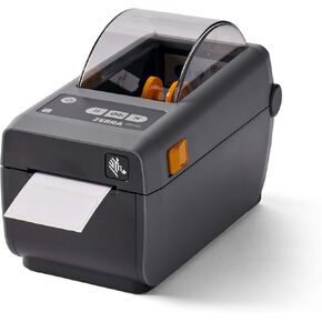 ZEBRA ZD410 Direct Thermal Monochrome Desktop Printer - Wired Thermal Printer with 2" Print Width - Office Desk Printer with USB Ethernet Connectivity