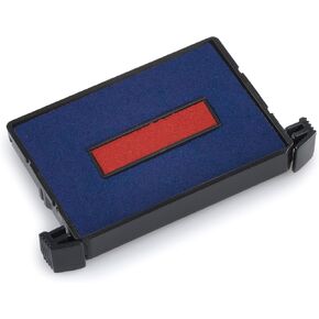 U. S. Stamp & Sign Trodat T4750 Stamp Replacement Pad, 1 Inch Width x 1.625 Inches Depth, Red/Blue (P4750BR)