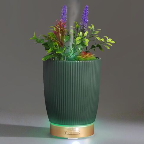 Earnest Living Christmas Ball Essential Oil Diffuser White Ceramic 100 ml Diffuser Home Décor, 7 Color Lights, Timers, Auto Off Cool Mist Humidifier Aromatherapy Diffuser in Kuwait