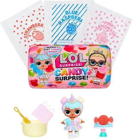 دمية LOL Surprise Candy Surprise Tot مع صانع الحلوى DIY، حلوى صالحة للأكل، للأعمار من 4 سنوات فما فوق in Saudi Arabia