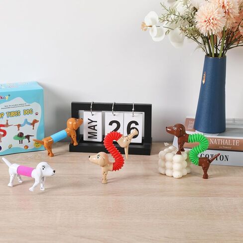Dog pop Tubes fidgets,Dog Party Favors, Stocking Stuffers for Kids in Kuwait