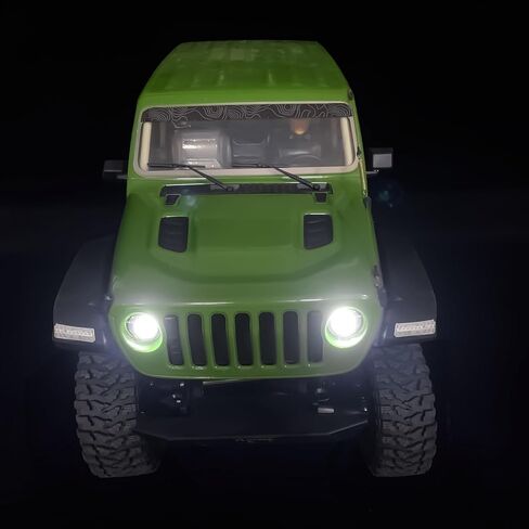 2 المصابيح الأمامية عيون الملاك الأضواء ل 1/6 RC الزاحف محوري SCX6 ترقية AXI05000 JLU أجزاء in Saudi Arabia