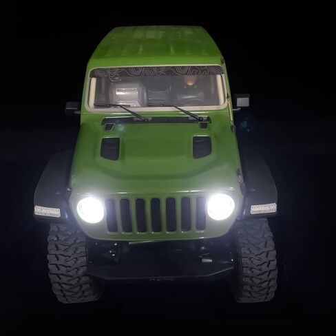 2 المصابيح الأمامية عيون الملاك الأضواء ل 1/6 RC الزاحف محوري SCX6 ترقية AXI05000 JLU أجزاء in Saudi Arabia