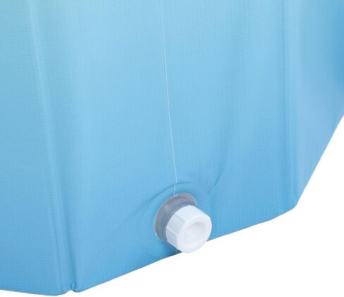 حمام سباحة قابل للطي من مادة PVC، يمنع التسرب، 4 طبقات قابلة للطي، حمام سباحة خالٍ من التضخم للأماكن الخارجية (1.6 م / 63 بوصة) in Kuwait