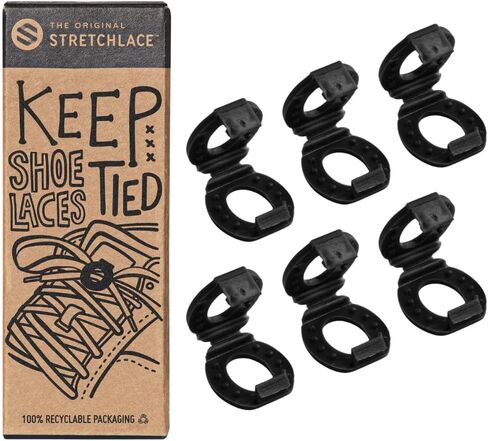 THE ORIGINAL STRETCHLACE Shoelace Knot Clips Keep Shoe Laces Tied & Secure | Shoelace Bow Clip Accessory in Kuwait