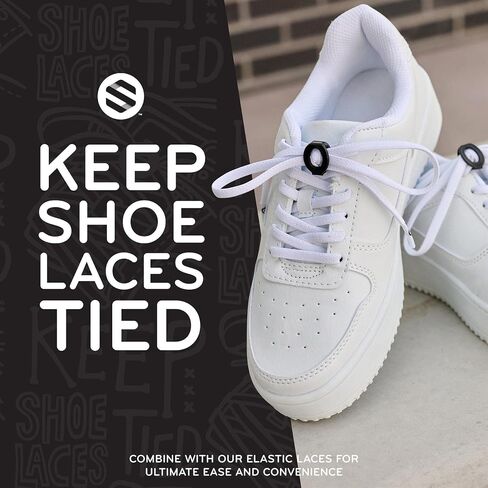 THE ORIGINAL STRETCHLACE Shoelace Knot Clips Keep Shoe Laces Tied & Secure | Shoelace Bow Clip Accessory in Kuwait