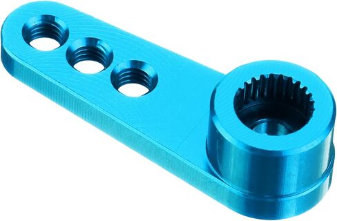 MECCANIXITY 5 Pcs Aluminum Servo Horn 25T Servo Horn Steering Short Arm 28mm Length Blue Suitable for DIY RC Car/Boat/Airplanes Boat Model Accessories in Saudi Arabia