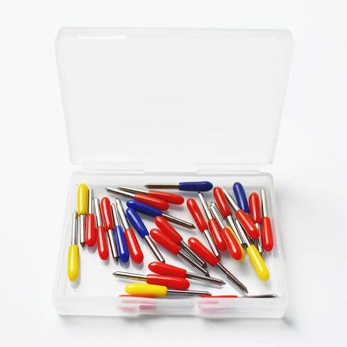 30 Pcs Replacement Blades for Explore Air 2 Blade for Maker Expression Vinyl Cutter Machines Needle for Vinyl 30 Degree 45 Degree 60 Degree Cutting Plotter Blades in Saudi Arabia