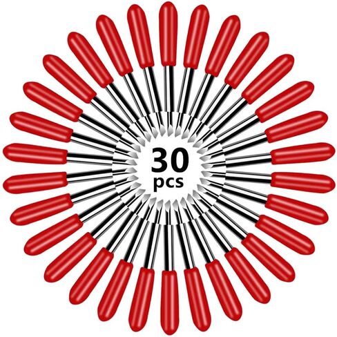 30 Pcs Replacement Blades for Explore Air 2 Blade for Maker Expression Vinyl Cutter Machines Needle for Vinyl 30 Degree 45 Degree 60 Degree Cutting Plotter Blades in Saudi Arabia