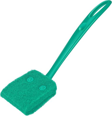 Pawfly Fish Tank Cleaning Tools Aquarium Algae Scraper Sponge Brush Cleaning Scrubber with 10 inch Non-Slip Handle for Glass Fish Tanks in Kuwait
