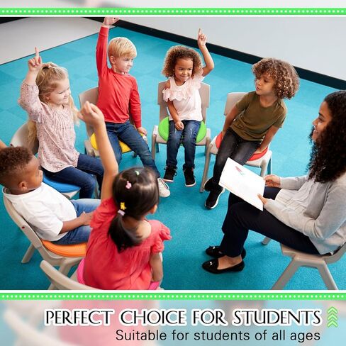 Libima 8 Pcs Wiggle Seat for Sensory Kids Inflated Wobble Cushion Sensory Seat Flexible Seating for Classroom, Balance Disc with Needle Pump Wobble Cushion for Kids Children in Kuwait