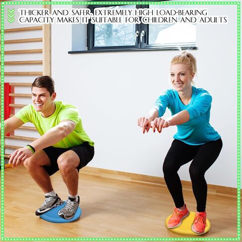 Libima 8 Pcs Wiggle Seat for Sensory Kids Inflated Wobble Cushion Sensory Seat Flexible Seating for Classroom, Balance Disc with Needle Pump Wobble Cushion for Kids Children in Kuwait