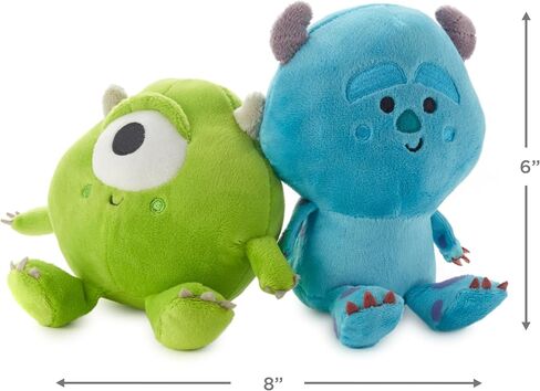 Hallmark Better Together Disney and Pixar Monsters, Inc. Magnetic Plush Toy (Mike and Sulley) 6" Stuffed Toys, Gifts for Kids and Fans in Saudi Arabia