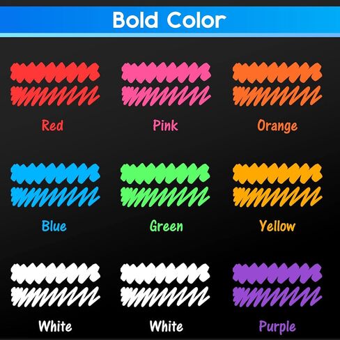 maxtek Neon Dry Erase Markers for Glass,Window Markers for Dry Erase Board,Chalkboard,LED Note Board,Acrylic Refrigerator Calendar,Chisel Tip,Low Odor,Assorted Colors,9 Count in Saudi Arabia