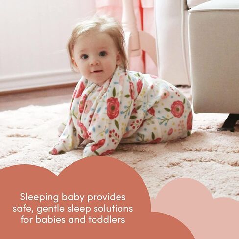 قماط SleepingBaby Zipadee-Zip Transition - بطانية قماط أطفال من الصوف بسحاب - ريحان صوف، مقاس متوسط ​​(6-12 شهرًا) in Saudi Arabia