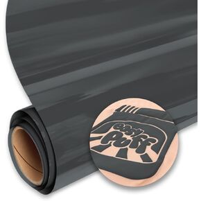 SISER Easy Puff HTV 12''x1yd - 3D Puffy Heat Transfer Vinyl (Black)