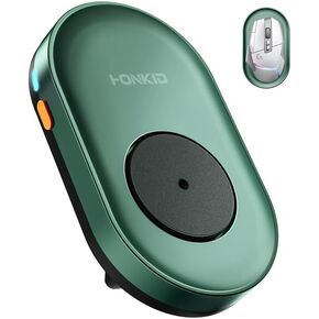 HONKID Mouse Jiggler Mover with ON/Off Switch and USB Port,Driver-Free and No Software Needed,Simulates Mouse Movement and Prevents Computer Laptop from Going into Sleep,Plug and Play