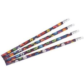 U.S. Toy 24 Sports Pencils~Baseball/Football/Basketball/Soccer~Student Incentives