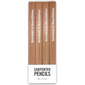 Snifty SPP4001 Novelty Pencils Set - Sawdust is Man Glitter - Fun Gift
