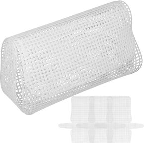 DIYEAH 4pcs Plastic Canvas Sheets Plastic Bag Mesh Sheet Craft Mesh Sewing Plastic Canvas for DIY Crochet Bag Making, Embroidery, Acrylic Yarn Crafting, Knit Crochet Projects