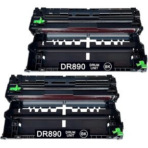 DR890 DR-890 Drum Unit (2-Pack, High Yield) Replacement for Brother HL-L6250DW HL-L6400DW HL-L6400DWT MFC-L6750DW MFC-L6900DW Printer
