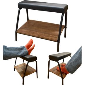 Double Step Footrest Under Desk Versatile Foot Stool Ottoman for Comfortable Desk Work Office Life
