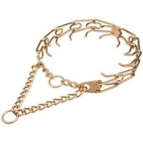 Herm Sprenger Curogan Ultra-Plus Pinch Collar for German Shepherd with Center-Plate and Assembly Chain - 3.2 mm x 23 inches