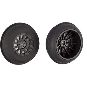 Team Associated Sand Ribbed Tires & Method SC WheelsMntdBlackFR ASC71063 RC Tire