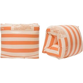 Arm Floaties for Kids and Adults - Vintage Striped Pool Arm Floats Arm Bands Inflatable Swim Floaties PVC Arm Floaty for Kids 3-5-6-12 Years