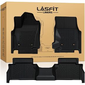 LASFIT Bed Mat for Toyota Tacoma 2024 Truck Bed (6ft,6'Bed), All Weather Car Bed Liner for Toyota Tacoma Accessories, TPE Heavy Duty Trunk Mat&Cargo Liner, Black