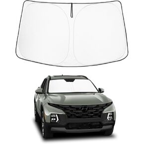 Proadsy Front Windshield Sunshade Foldable Sun Visor Protector Custom Fit 2023 2022 2021 2020 2019 Hyundai Santa Fe, SE, SEL, SEL Plus, Limited, Ultimate Accessories 2024 Upgrade