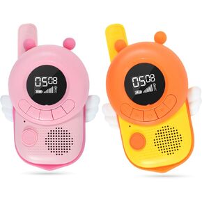 Uzoli Kids Walkie Talkie, Long Range Walkie Talkies for Kids, Birthday Gift for Girls Boys, 20 Channel Walkie Talkies Toy for Indoor Outdoor Games, Camping, Hiking, Activities Christmas Kids Gift