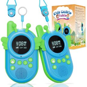Walkie Talkies for Kids:Toys for Age 3-12 Boys Girls,Christmas Birthday Gift for 3 4 5 6 7 8 Year Old, 22 Channels 2 Way Radio with LCD Flashlight,Long Range Walkie Talkies for Outdoor Camping Hiking
