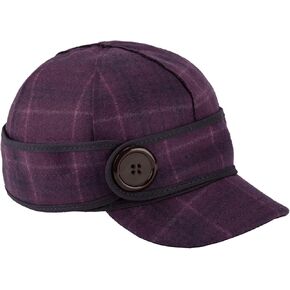 Stormy Kromer Button Up Cap, Plum Passion, 7 3/8