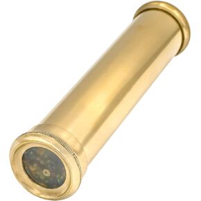 Lord of Battles Brass Kaleidoscope Educational Vintage Handmade Pattern Collection | Brass Kaleidoscope 15.5 cm Long | Birthday Gift for Kids and Adults