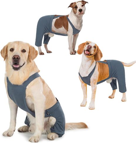 Dog Hind Leg Recovery Sleeve, Dog Recovery Suit for ACL TPLO After Surgery, Cotton Dog Recovery Pants Prevent Wounds Licking (Navy Blue,5X-Large) in Saudi Arabia