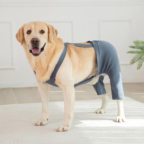 Dog Hind Leg Recovery Sleeve, Dog Recovery Suit for ACL TPLO After Surgery, Cotton Dog Recovery Pants Prevent Wounds Licking (Navy Blue,5X-Large) in Saudi Arabia