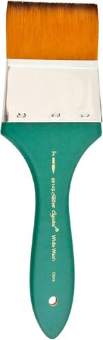 Silver Brush Limited 6814S-3 Crystal Wide Wash Paintbrush for Watercolor, & Acrylic Painting, Size 3 Inches, Short Handle in Saudi Arabia
