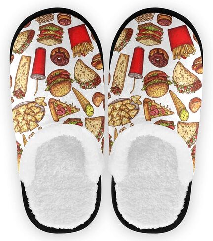 visesunny Giraffe Face Animal Slippers for Women Mens Winter Warm Memory Foam Cotton Home Slippers Soft Plush Fleece Slip on House Slippers for Girls Indoor Outdoor Shoes in Saudi Arabia