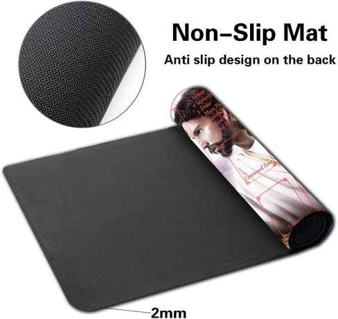 Playmat Compatible for MTG TCG CCG RPG OCG Board Game Size 24x14 in Mousepad Play mats Table Mats (Angels and Demons) in Saudi Arabia