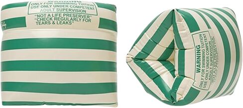 Arm Floaties for Kids and Adults - Vintage Striped Pool Arm Floats Arm Bands Inflatable Swim Floaties PVC Arm Floaty for Kids 3-5-6-12 Years in Saudi Arabia